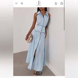 NWT Vita Grace Kalila Contrast Icon Dress